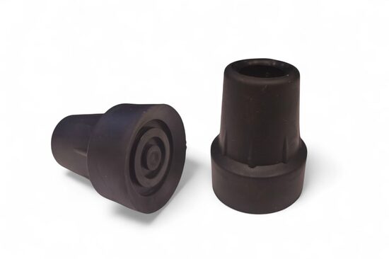 Neslīdošs gumijas uzgalis kruķiem un spieķiem, 19 mm